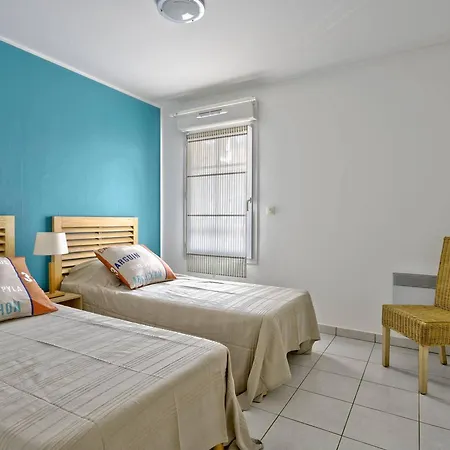 T3 Confortable A Centre Avec Loggia, Parking Et Clim, A 400m De La Plage! - Fr-1-433-120 아파트