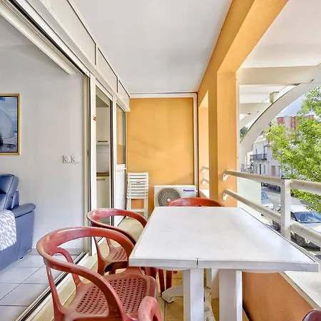 Apartament T3 Confortable A Centre Avec Loggia, Parking Et Clim, A 400m De La Plage! - Fr-1-433-120